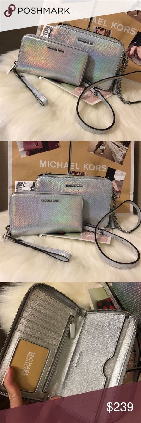 michael kors holographic wallet